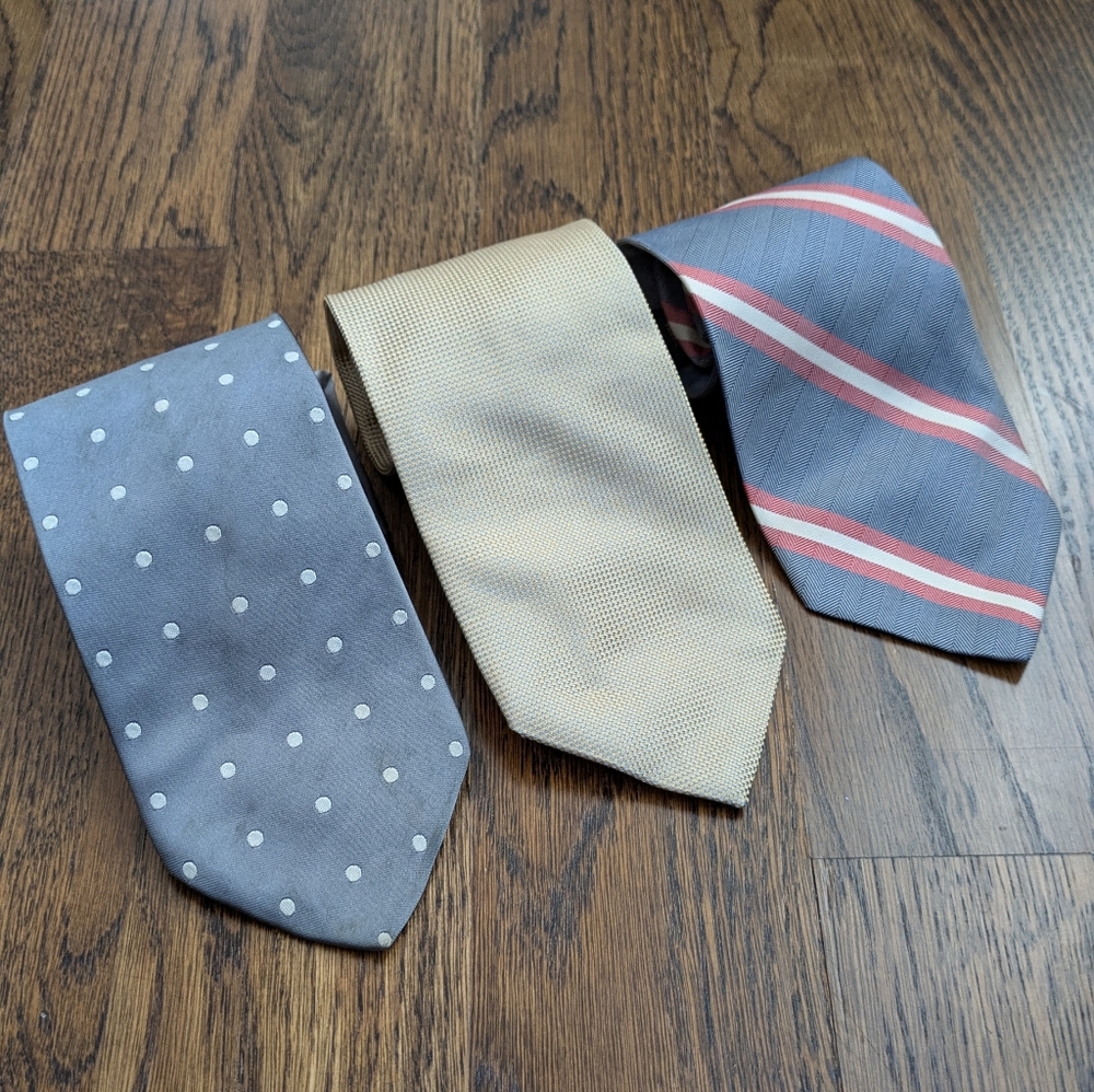 Brooks Brothers Ties, Set Of Three